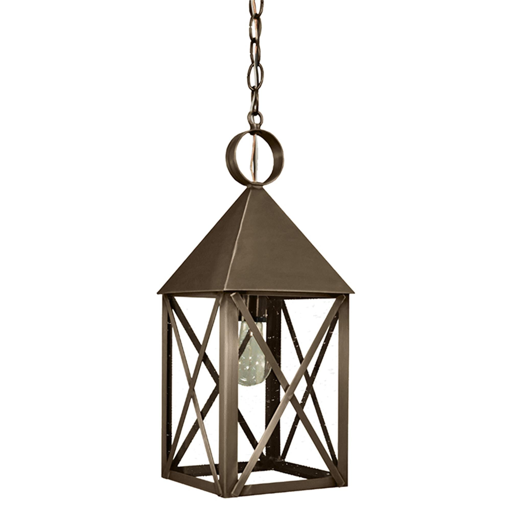York 19 Inch 1 Light Outdoor Hanging Lantern