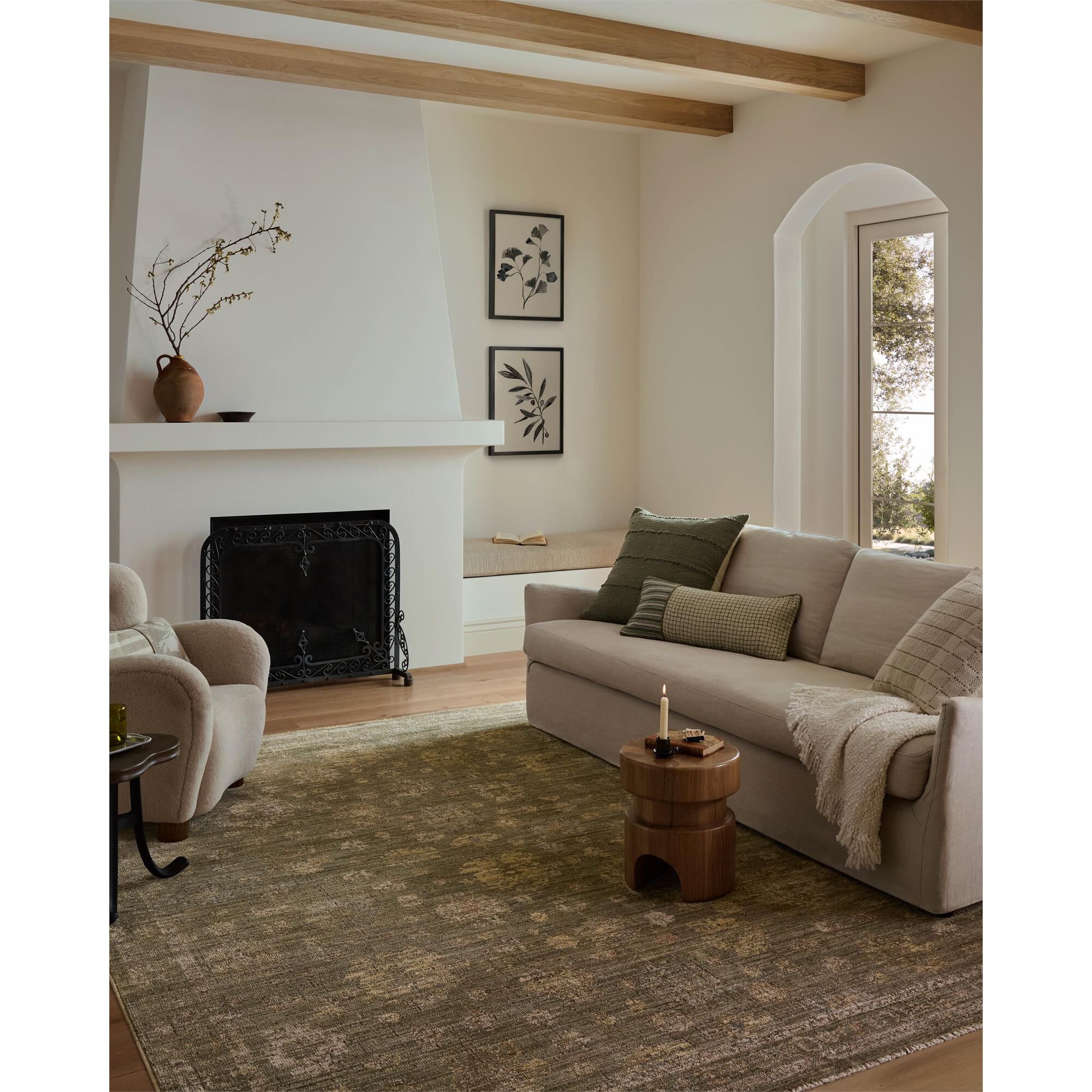 Priscilla Power Woven Area Rug