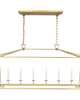 Chapman & Myers Darlana 54 Inch Linear Chandelier