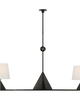 Thomas O'Brien Auxerre Small Linear Chandelier