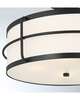 Chauncey 22 Inch 4 Light Semi Flush Mount