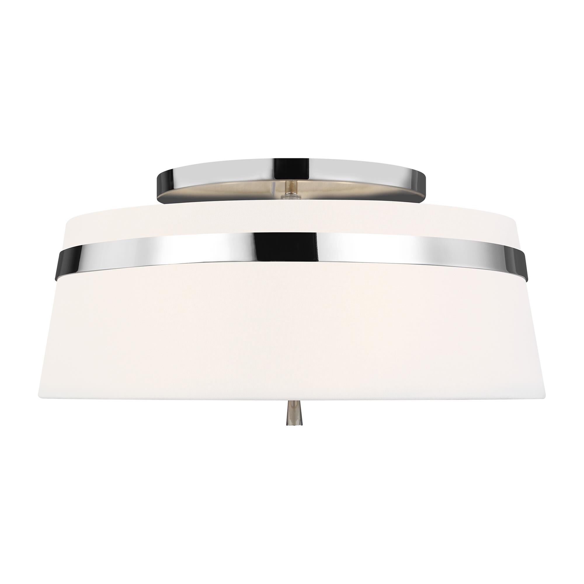 Alexa Hampton Cordtlandt 19 Inch 3 Light Semi Flush Mount