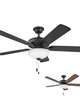 Metro Illuminated 52 Inch Ceiling Fan with Light Kit