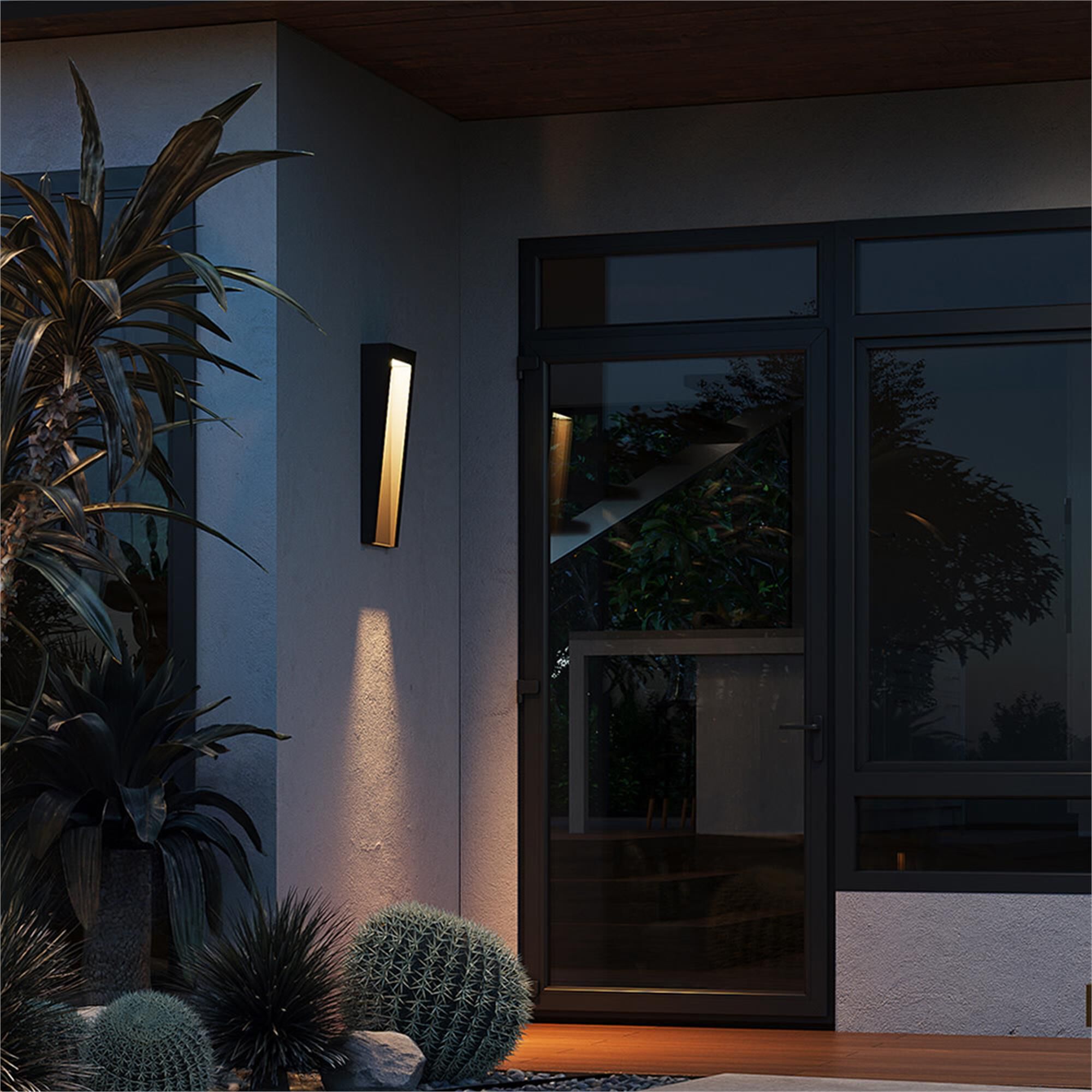 Taper 15 Inch Outdoor Wall Light