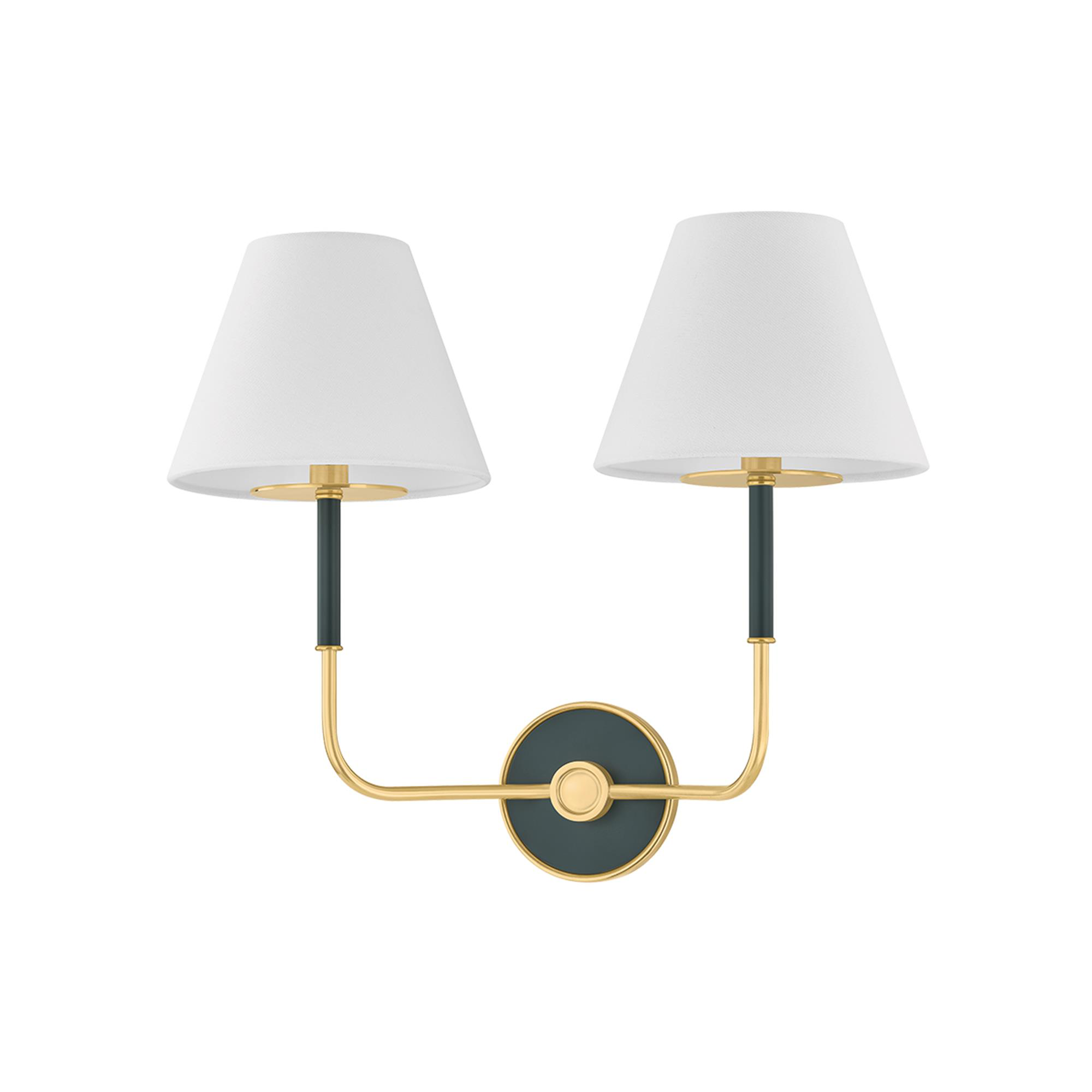 Mark D. Sikes Wedgewood 19 Inch 2 Light Wall Sconce