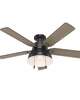 Mill Valley 52 Inch Flush Mount Fan with Light Kit