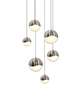 Grapes 12 Inch 6 Light Multi Light Pendant