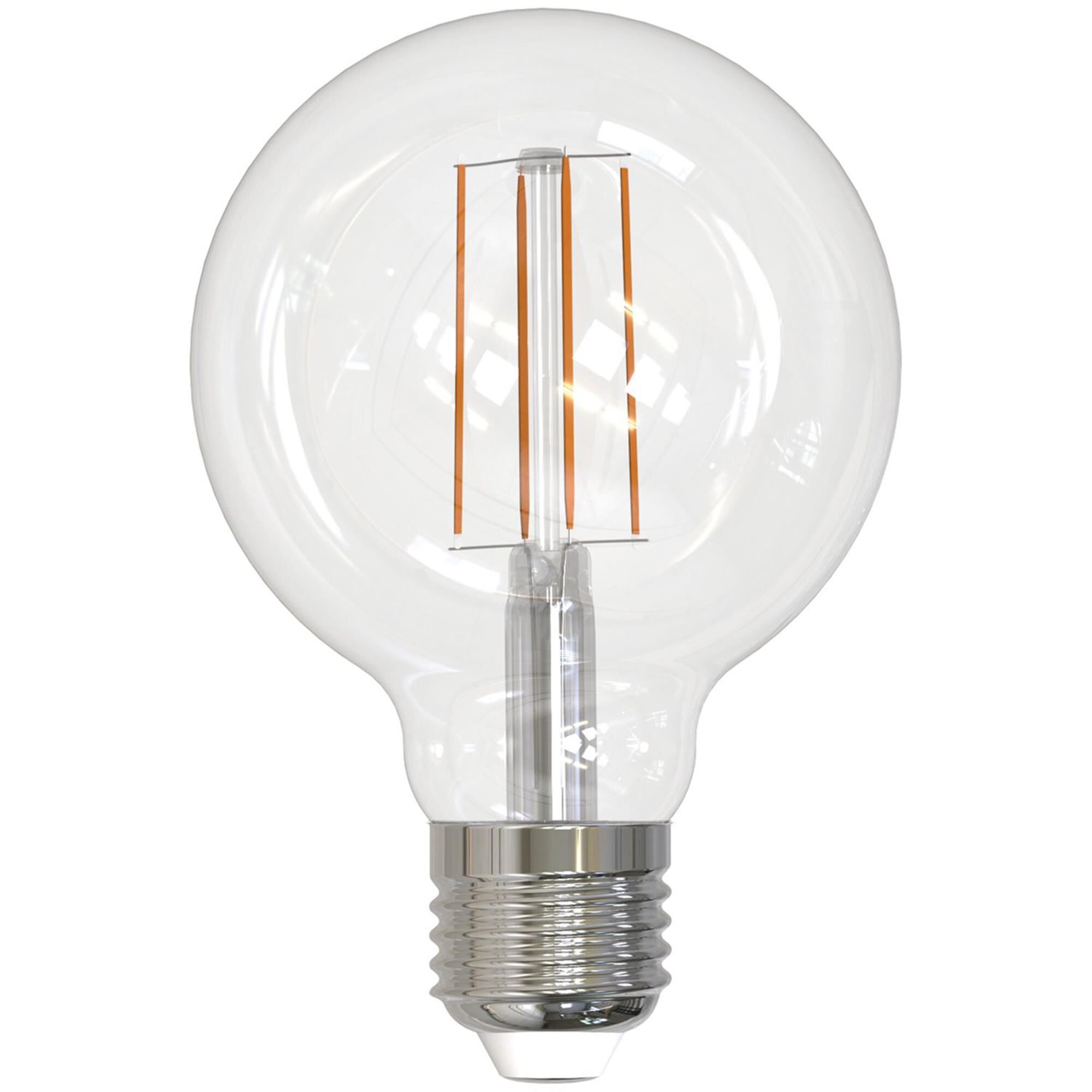5 Watt LED G25 3000K Filament Fully Compatible Dimming