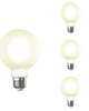 7 Watt LED G25 2700K Filament E26 Milky Fully Compatible Dimming (4 Pack)