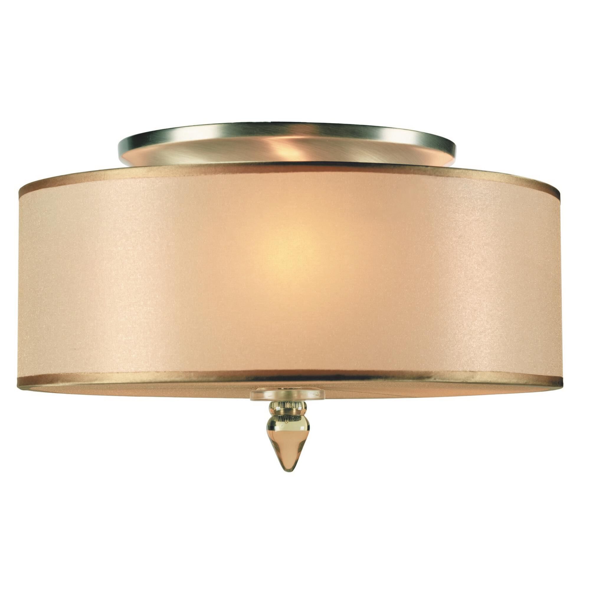 Luxor 14 Inch 3 Light Flush Mount