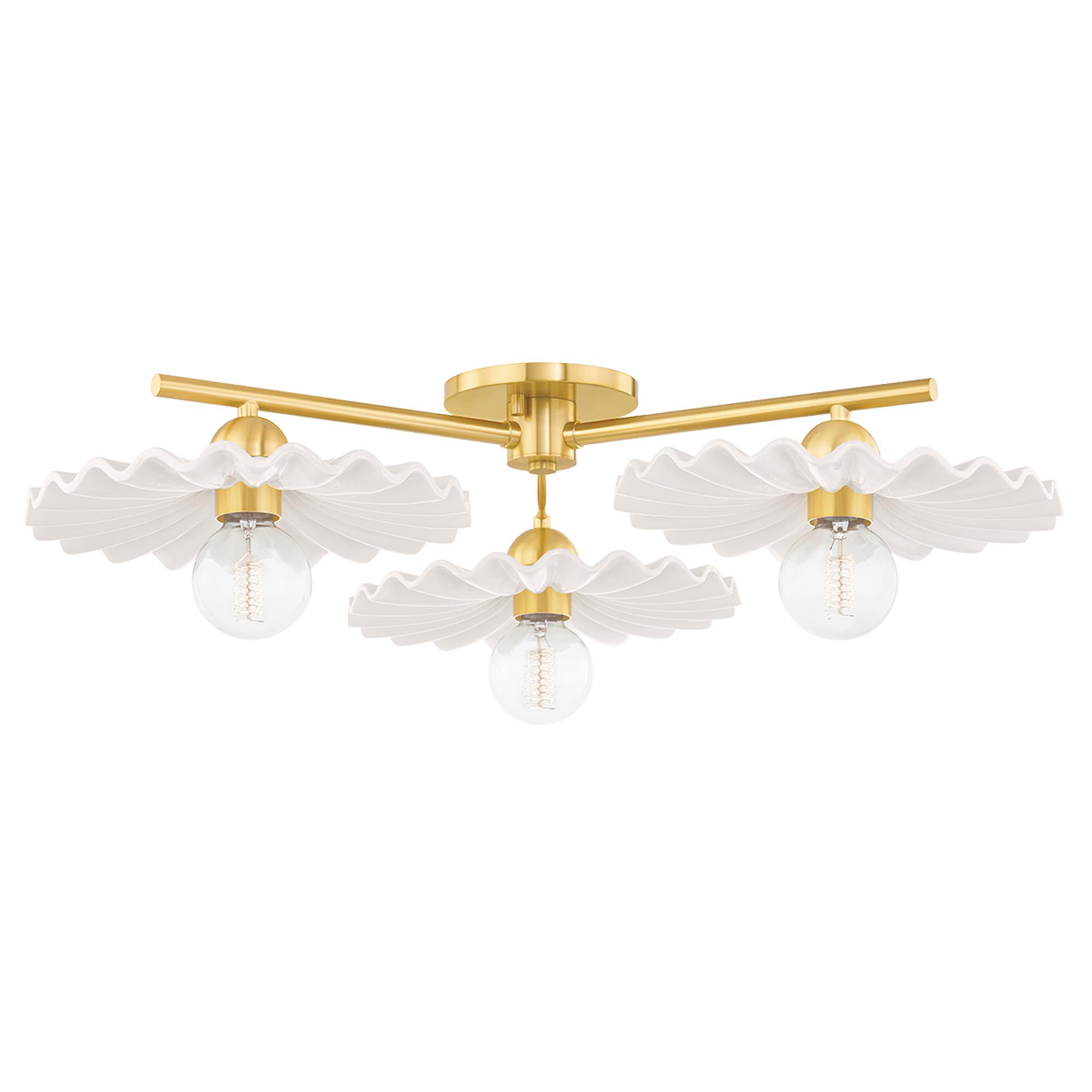 Tinsley 12 Inch Semi Flush Mount