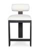 Bolster Back 38 Inch Stool