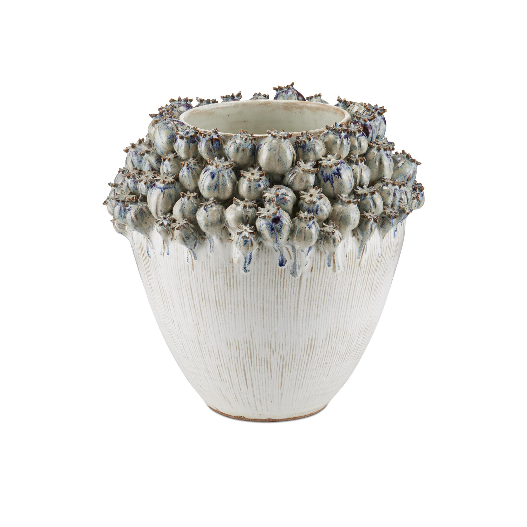 Poppy Pod Crown Large Vase