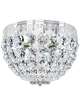 Petit Crystal 8 Inch 3 Light Flush Mount