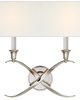 Chapman & Myers Cross Bouillotte Medium 2 Light Wall Sconce