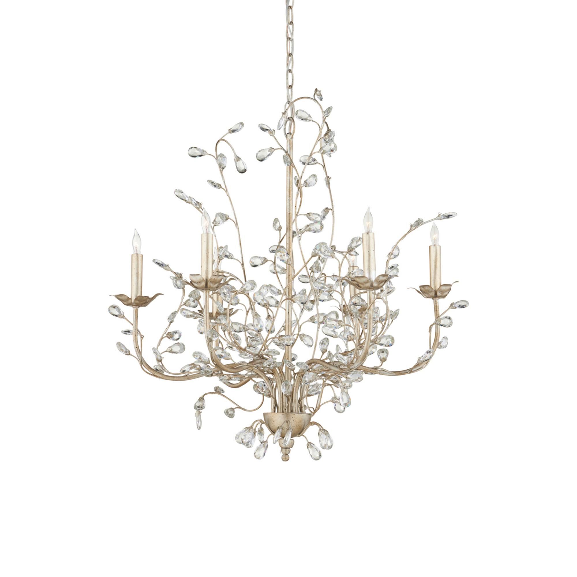 Crystal Bud 28 Inch Chandelier