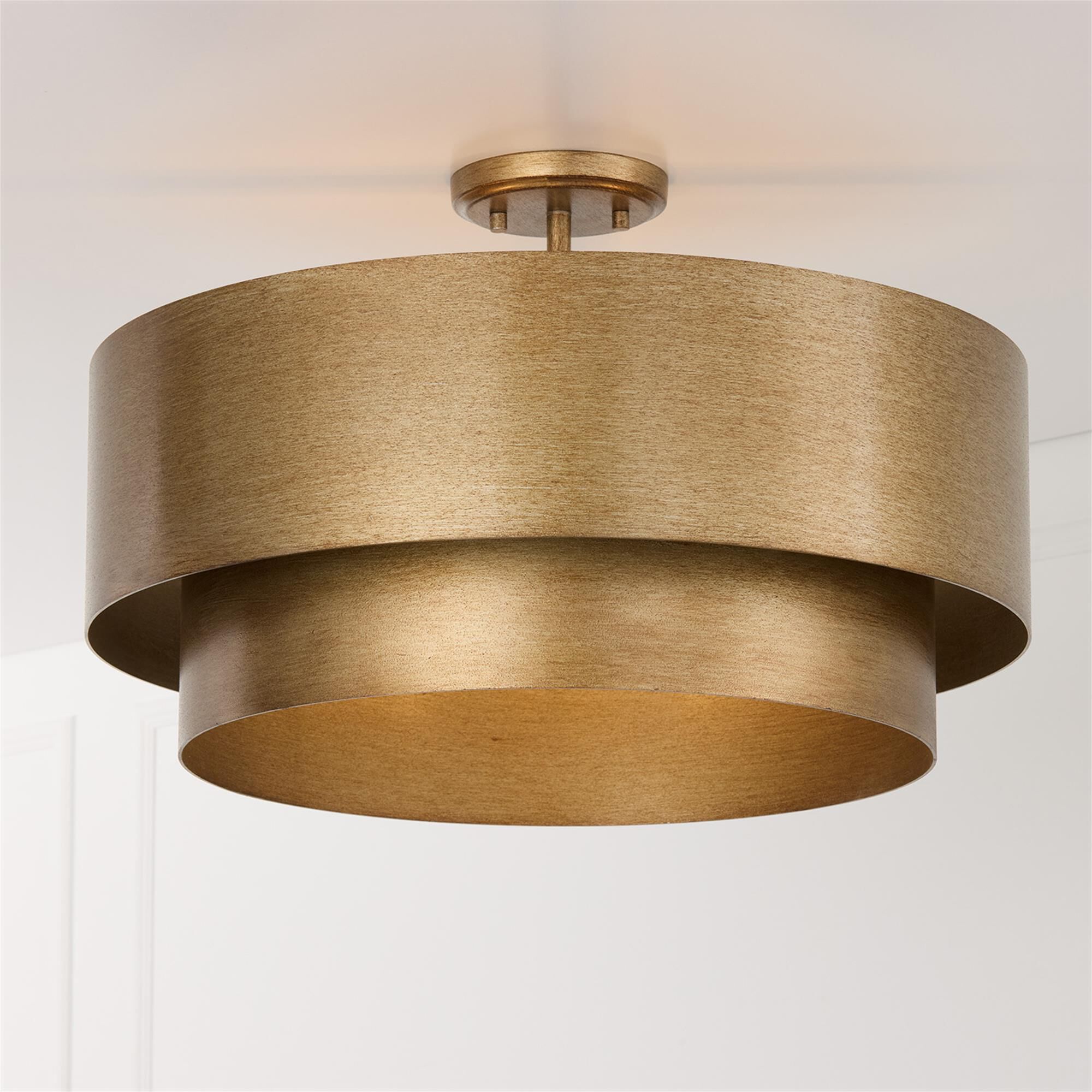 Jude 21 Inch 4 Light Semi Flush Mount