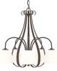 Sweeping 24 Inch Chandelier