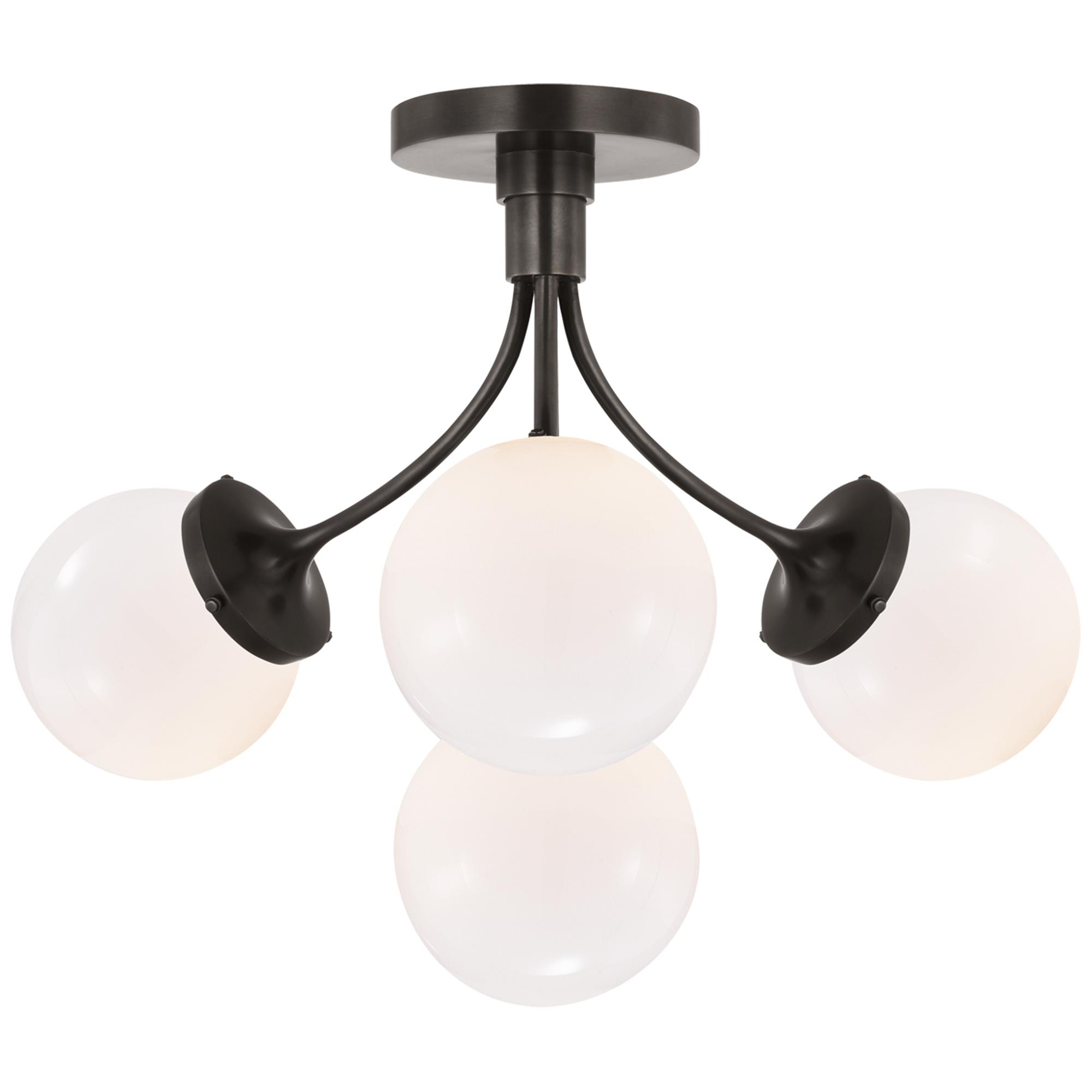Kate Spade New York Prescott 18 Inch 4 Light Semi Flush Mount