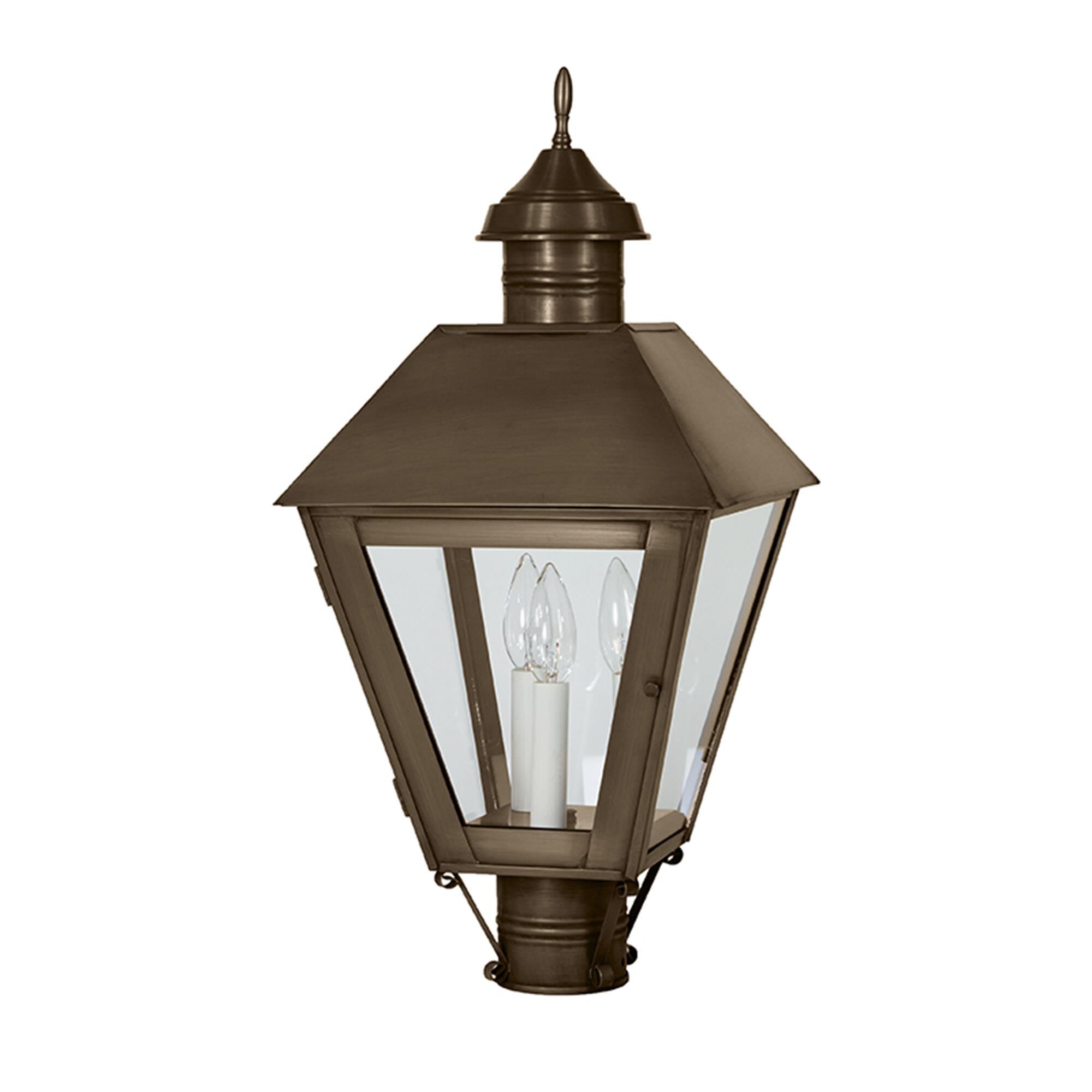 Boston 27 Inch 3 Light Outdoor Post Lamp