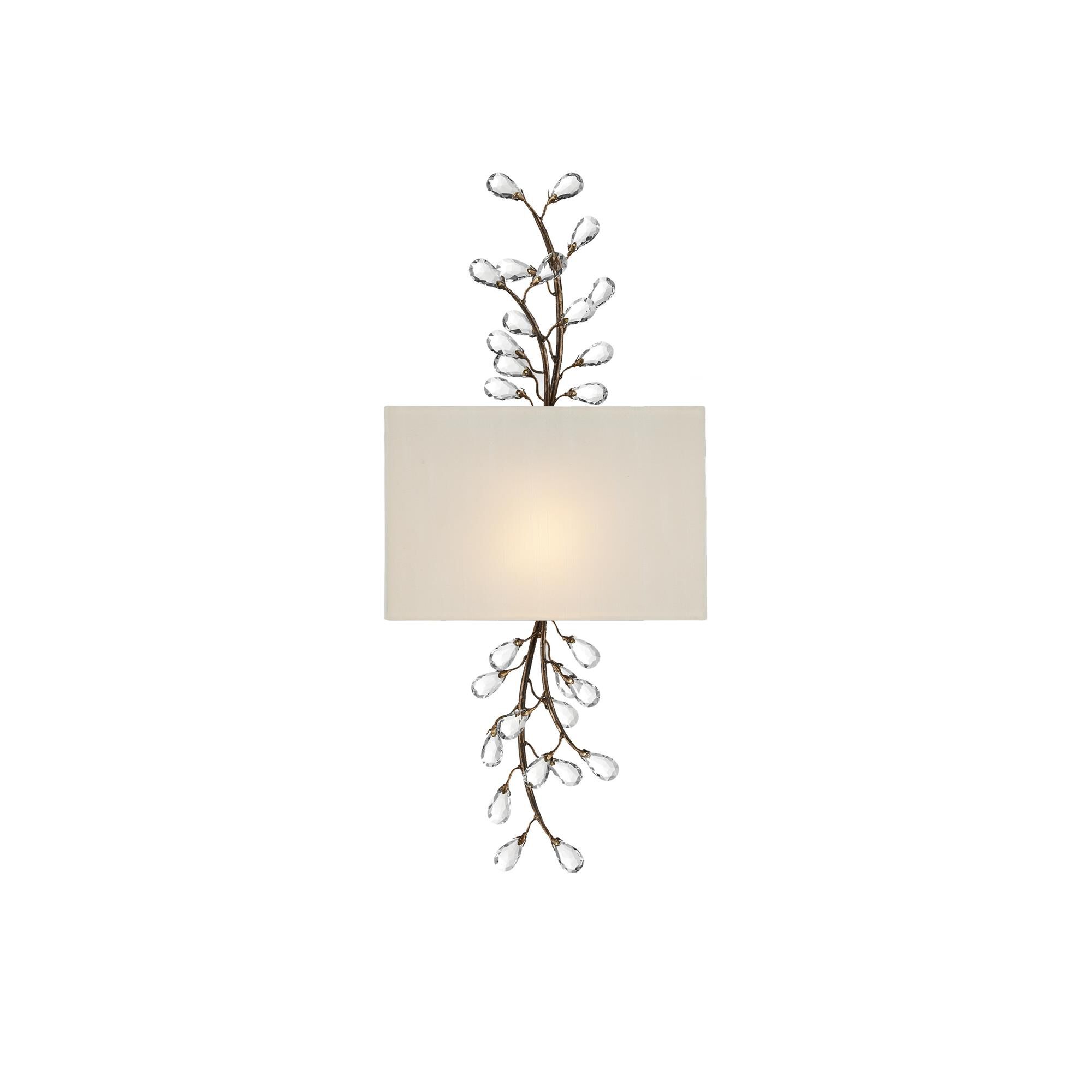 Crystal Bud Large Wall Sconce