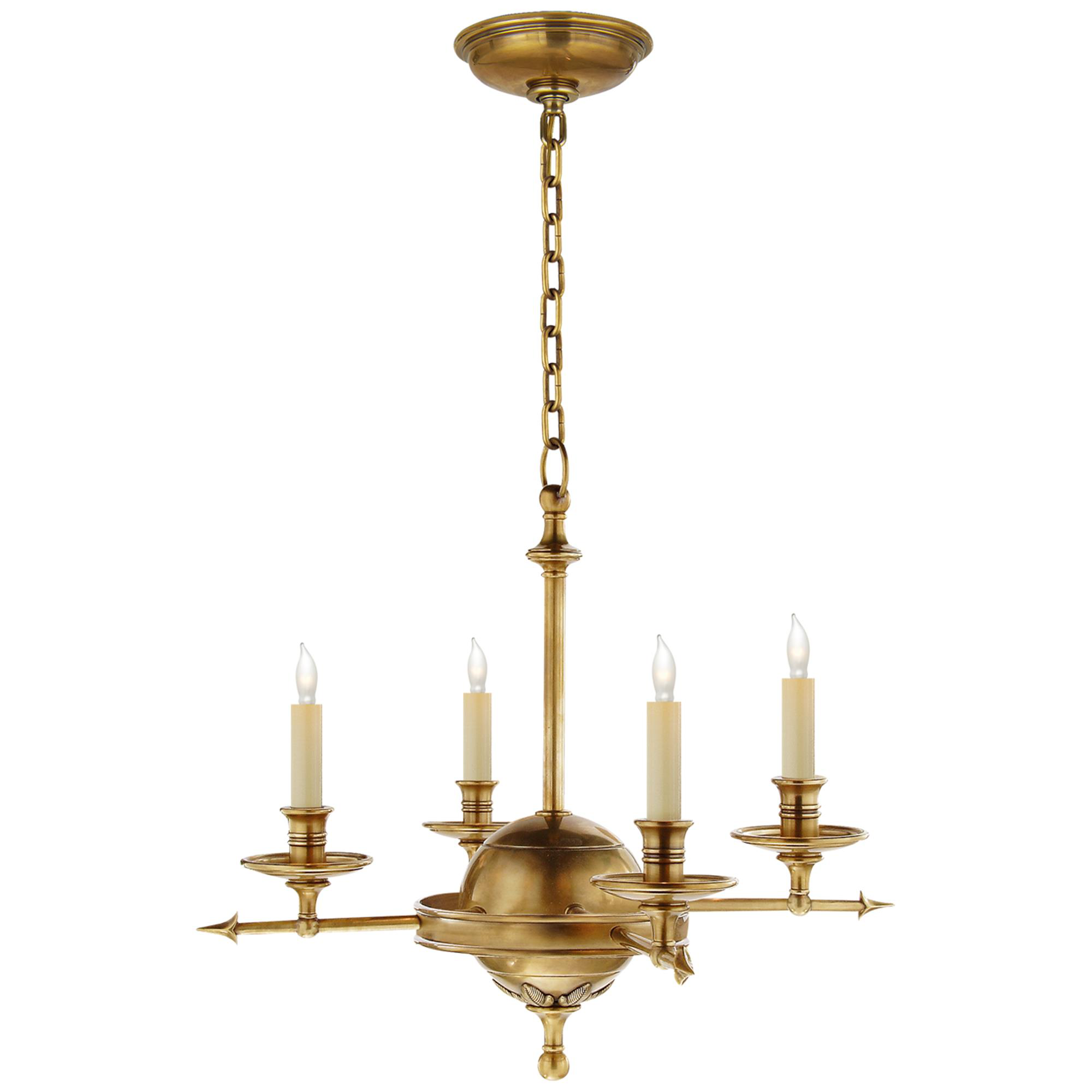 Chapman & Myers Leaf and Arrow Petite Chandelier