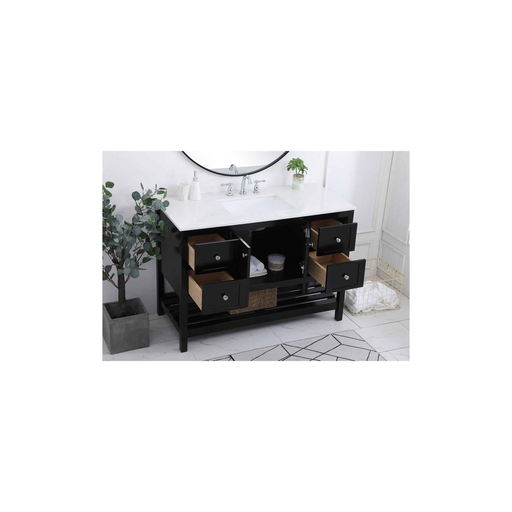 Theo 22 Inch Bath Vanity Cabinet