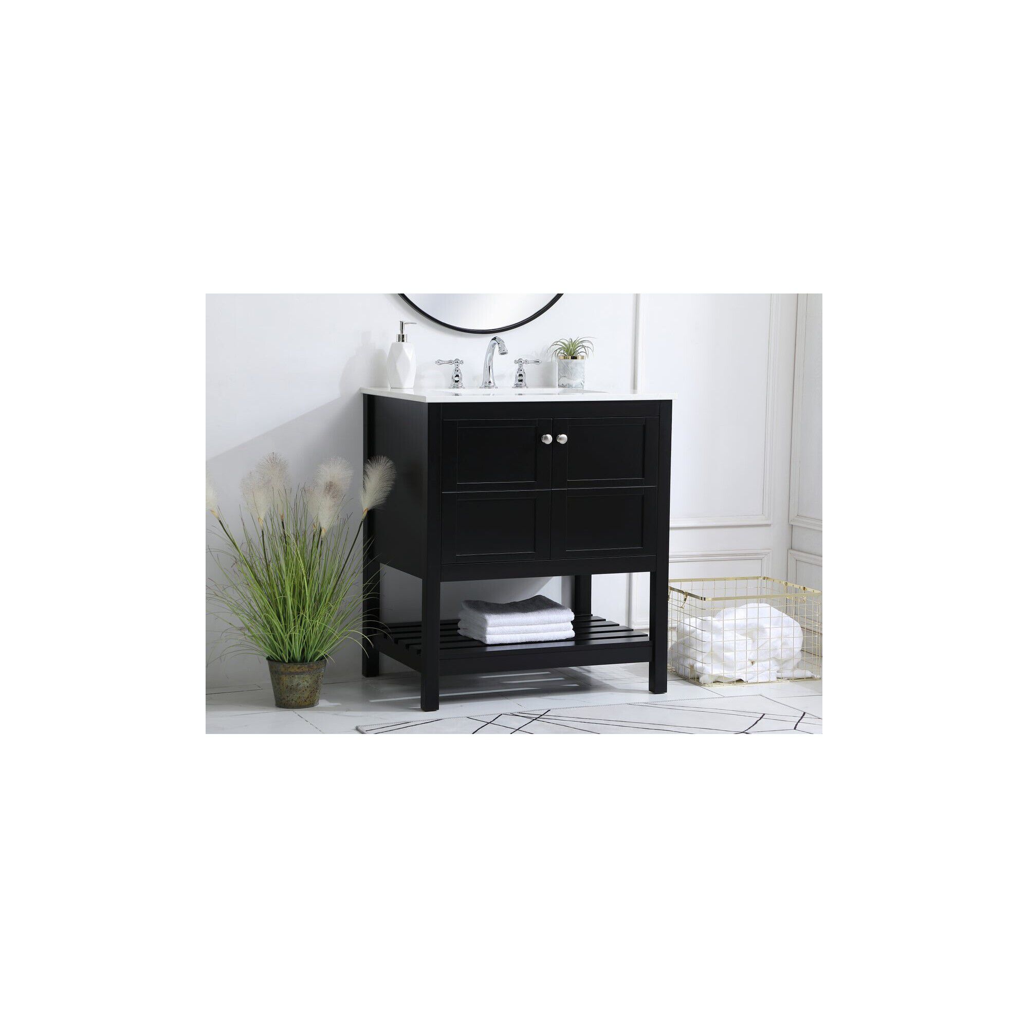 Theo 22 Inch Bath Vanity Cabinet