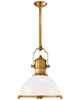 Chapman & Myers Country Industrial 28 Inch Pendant Light