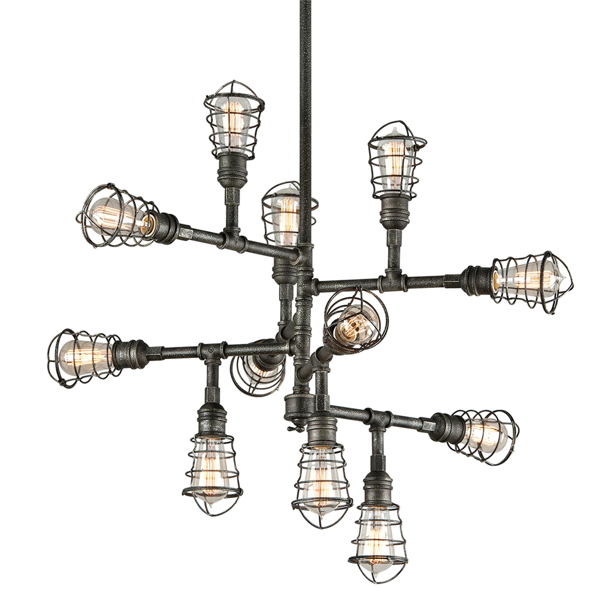 Conduit 34 Inch Chandelier