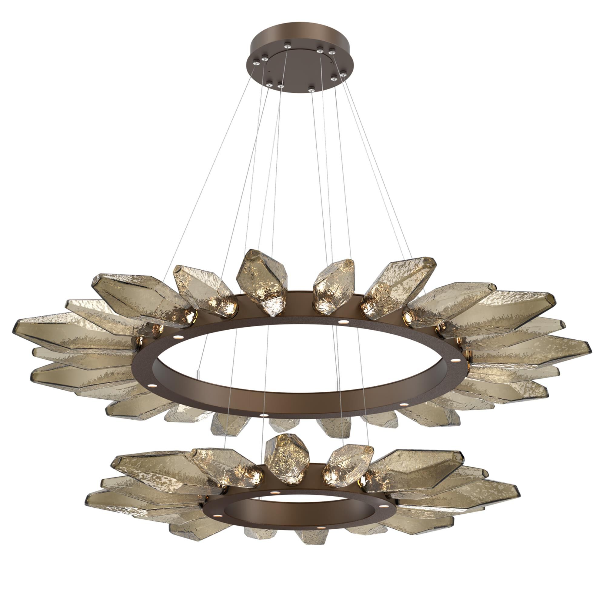 Rock Crystal 42 Inch 50 Light Chandelier