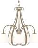 Sweeping 24 Inch Chandelier