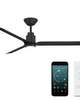 Smooth 52 Inch Ceiling Fan with Light Kit