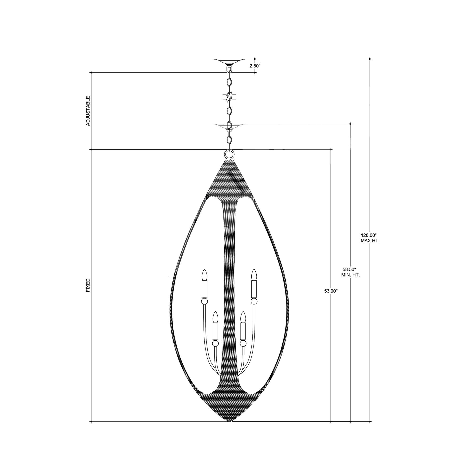 Menorca Medium Chandelier