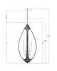 Menorca Medium Chandelier