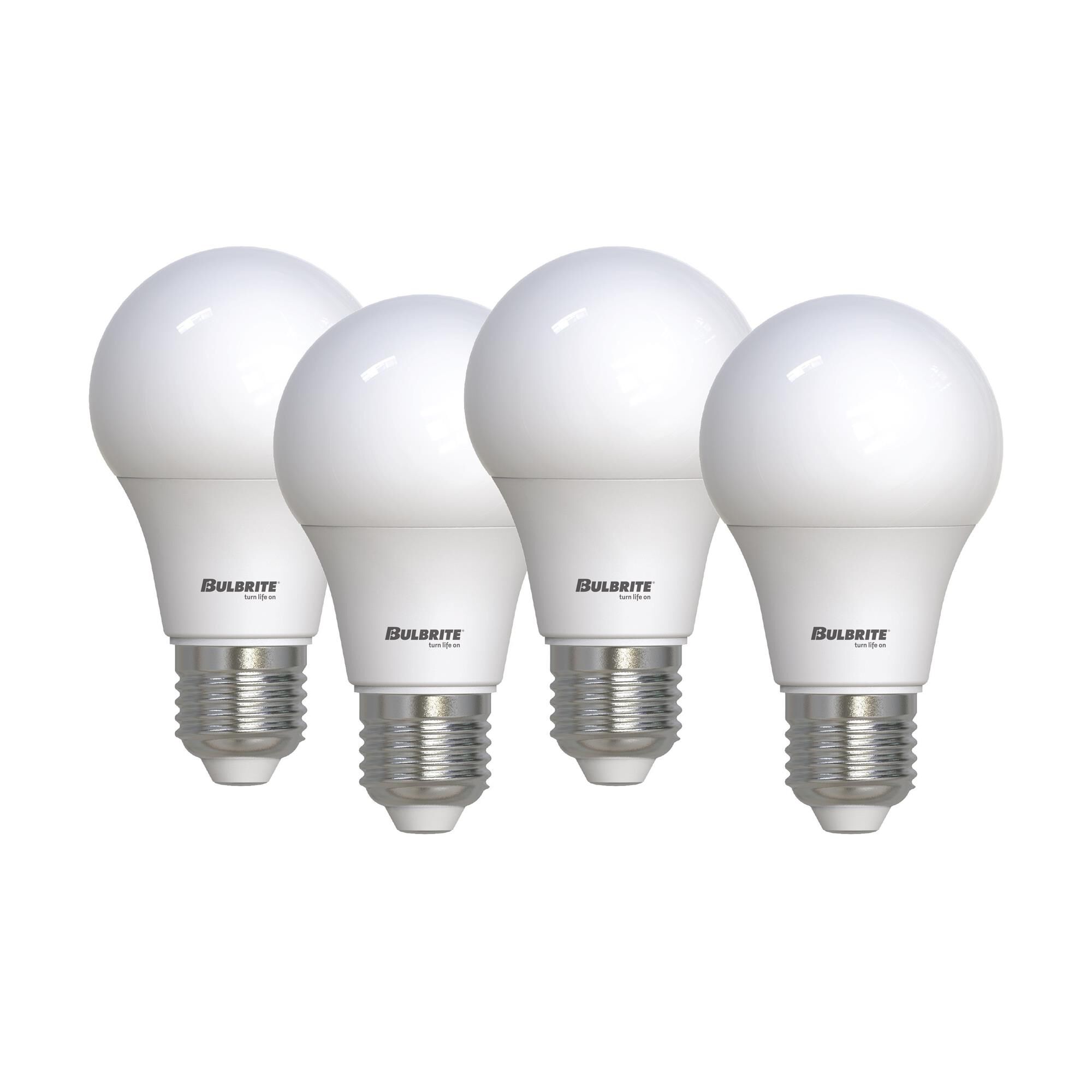 9 Watt LED A19 60 Watt Equivalent Preferred Dimmable 2700K E26 120 Volt (4 Pack)