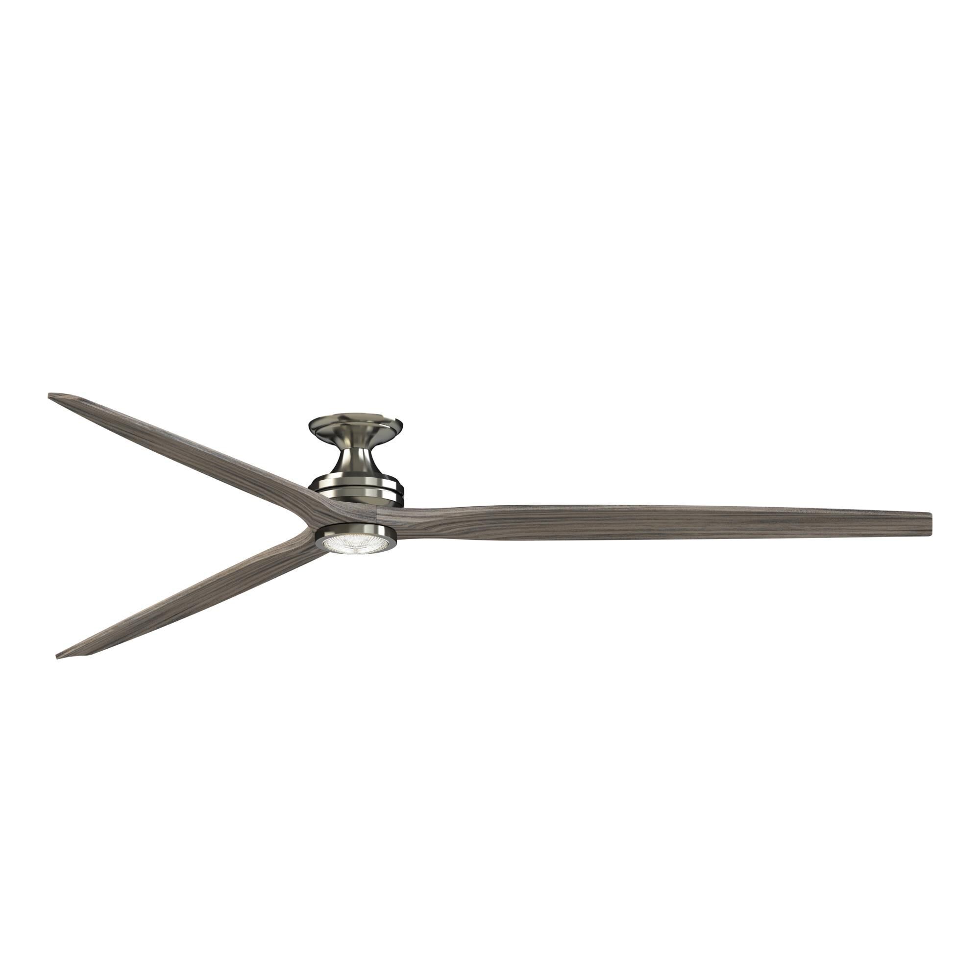 Spitfire 96 Inch Flush Mount Fan with Light Kit