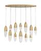 Ecrou Medium Linear Chandelier