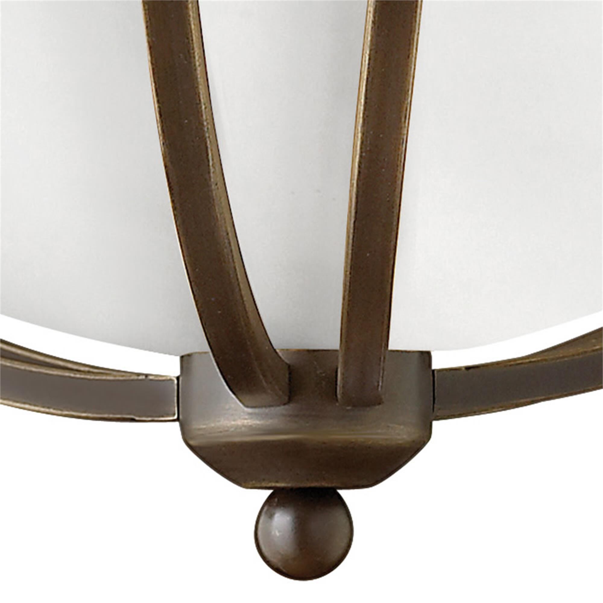 Bolla 17 Inch 2 Light Semi Flush Mount