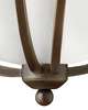 Bolla 17 Inch 2 Light Semi Flush Mount