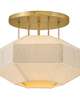 Lyla 15 Inch Semi Flush Mount