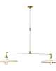 Thomas O'Brien Piatto Large Linear Chandelier