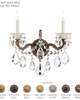 La Scala 17 Inch 2 Light Wall Sconce