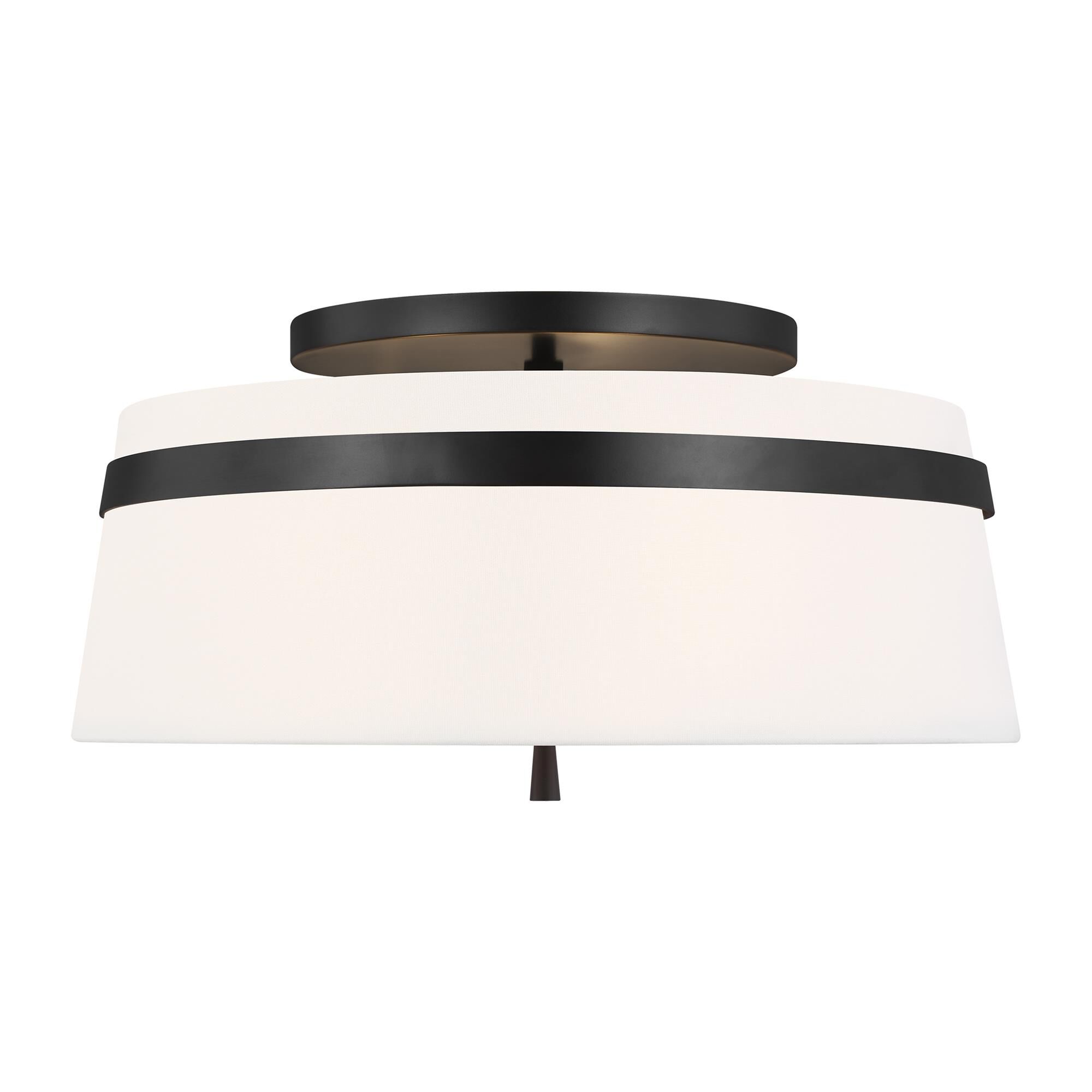 Alexa Hampton Cordtlandt 19 Inch 3 Light Semi Flush Mount