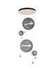Abacus 20 Inch Multi Light Pendant
