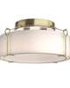 Bow 20 Inch 4 Light Semi Flush Mount