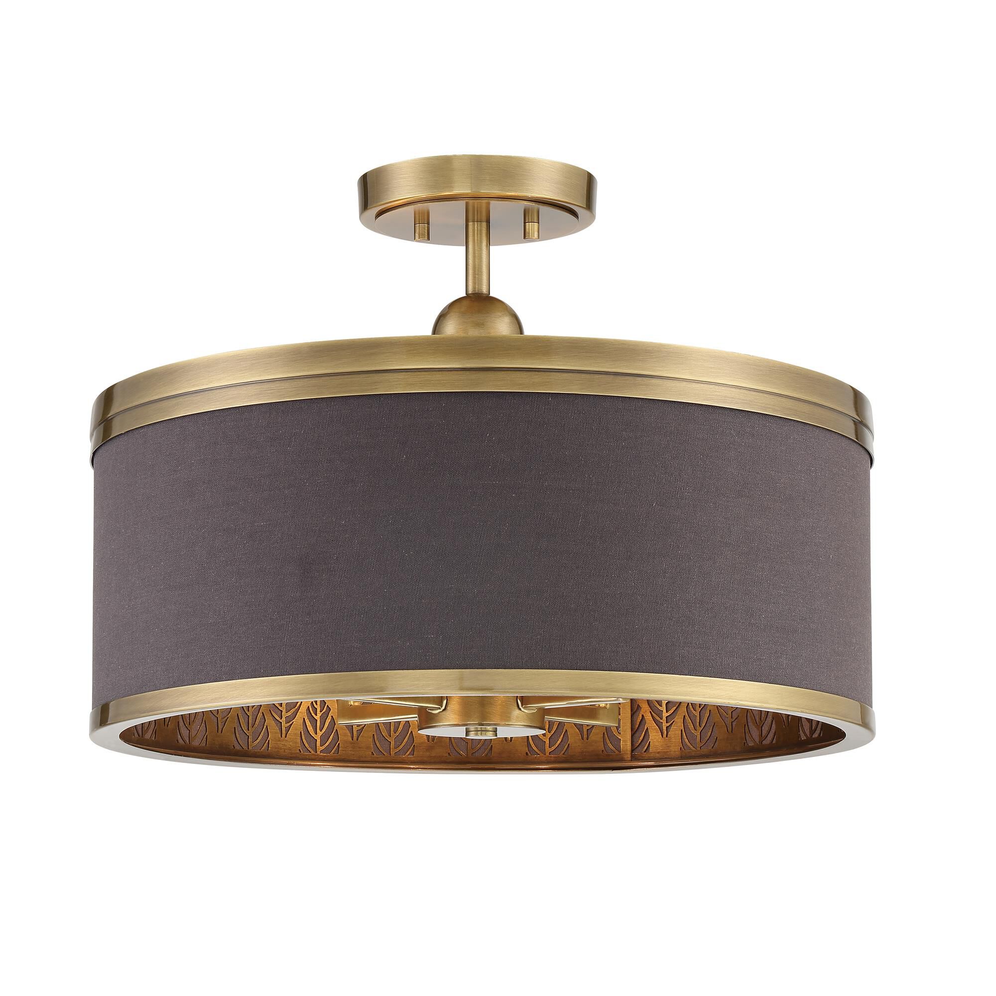 Splendour 19 Inch 4 Light Semi Flush Mount