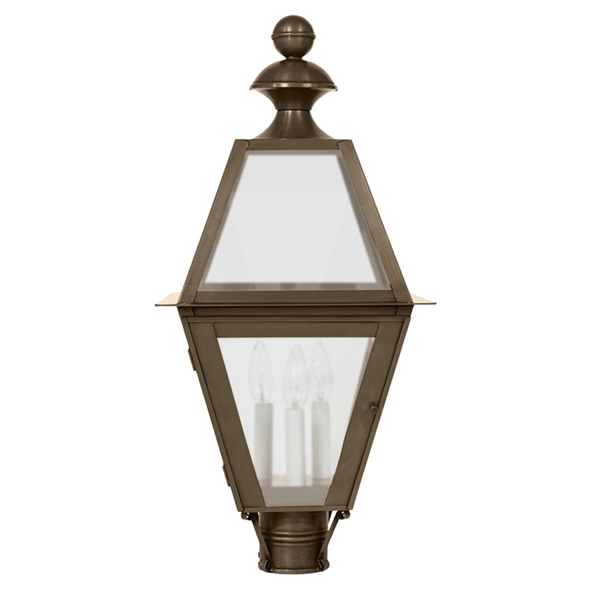 Boston 26 Inch 3 Light Outdoor Post Lamp