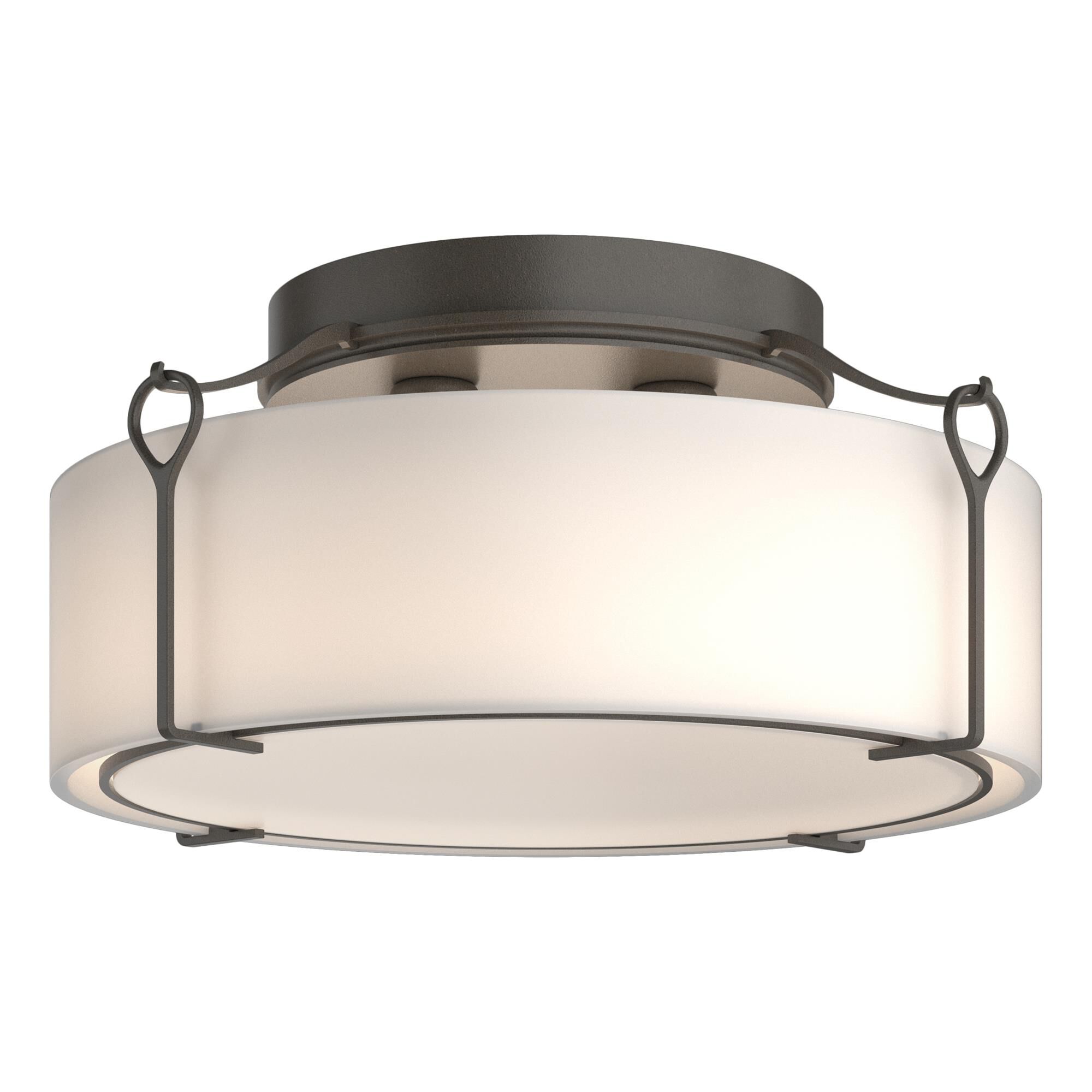 Bow 20 Inch 4 Light Semi Flush Mount