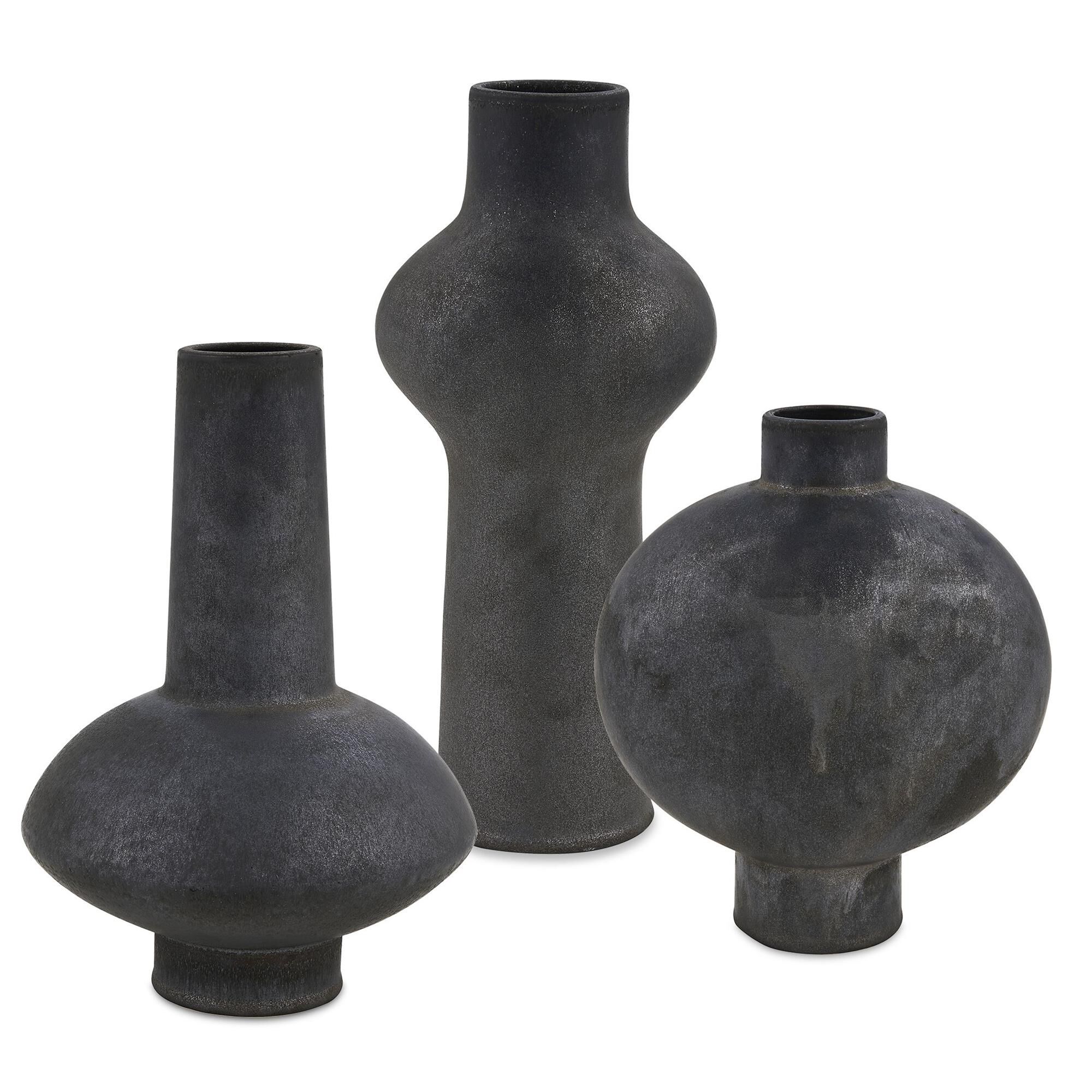 Charcoal Bloom Vase